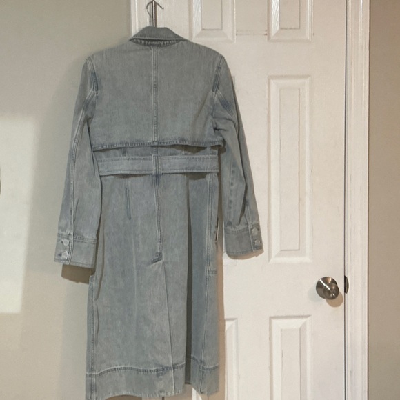 Coach Blue Jean Jacket with Belt - Picture 5 of 5